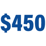 $450
