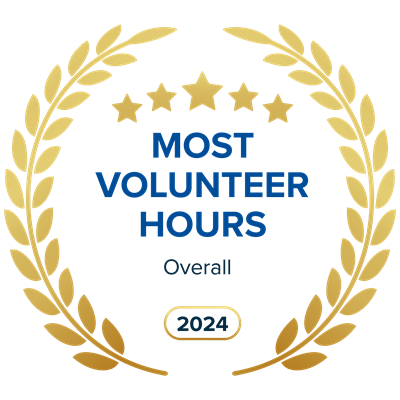 2024 Volunteer Awards Most Volunteer Hours