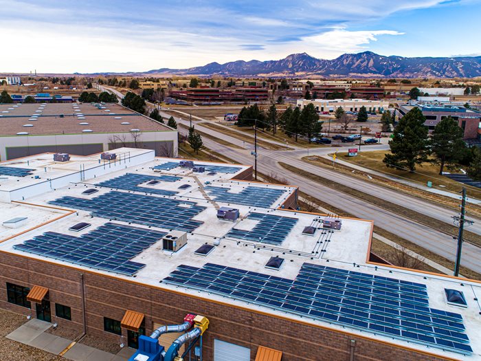 AOP's solar panel project